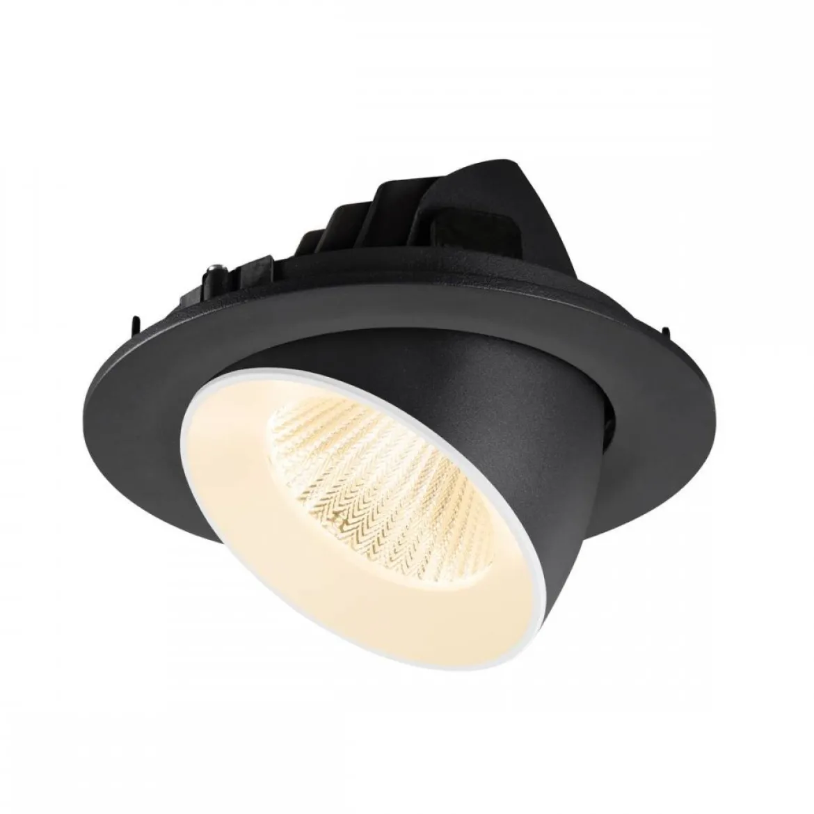 SLV 1009707 NUMINOS® GIMBLE L Deckeneinbauleuchte 2700K 40° schwarz weiß