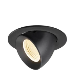 SLV 1009709 NUMINOS® GIMBLE L Deckeneinbauleuchte 2700K 55° schwarz