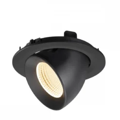 SLV 1009709 NUMINOS® GIMBLE L Deckeneinbauleuchte 2700K 55° schwarz
