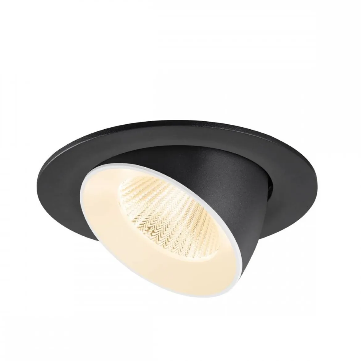 SLV 1009710 NUMINOS® GIMBLE L Deckeneinbauleuchte 2700K 55° schwarz weiß