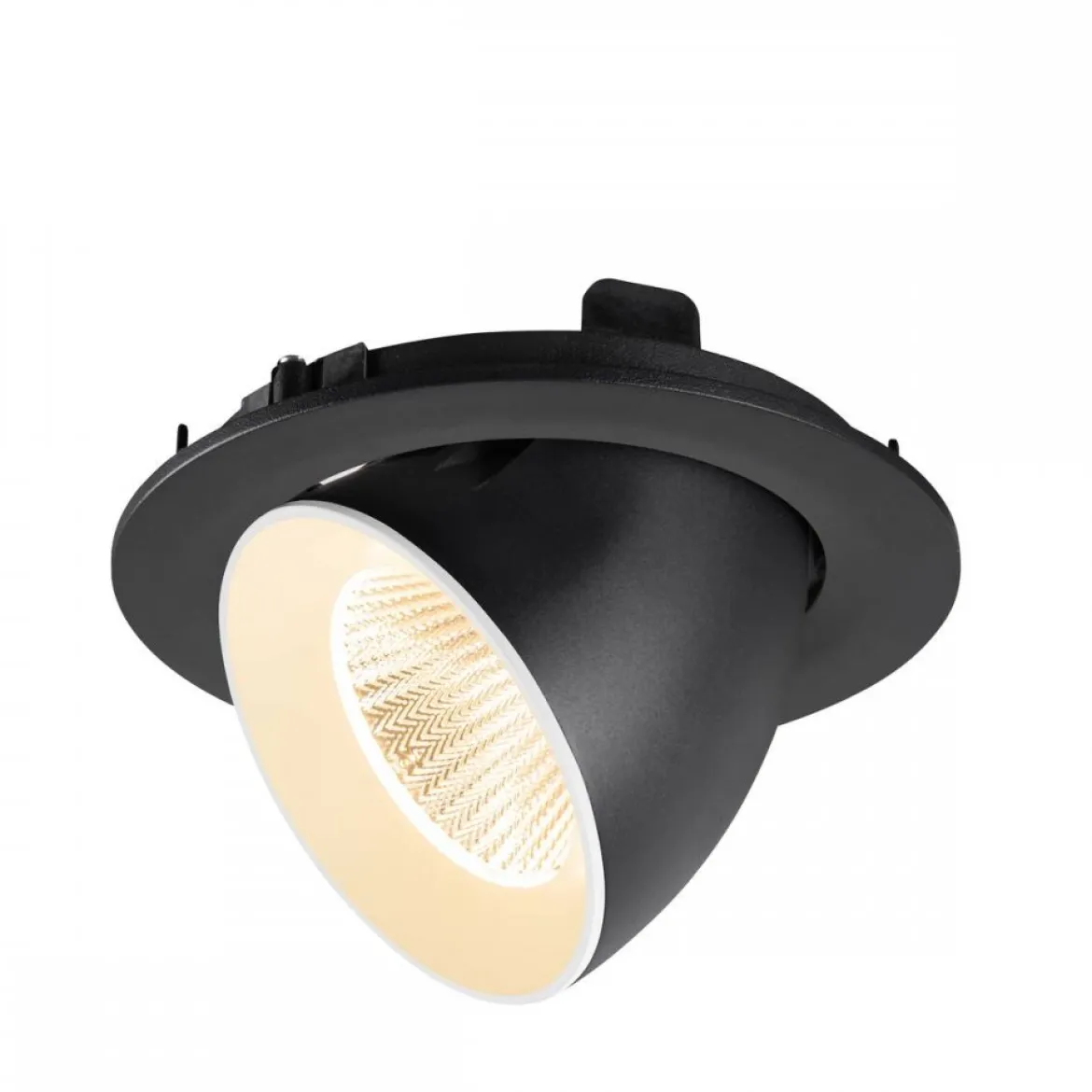 SLV 1009710 NUMINOS® GIMBLE L Deckeneinbauleuchte 2700K 55° schwarz weiß