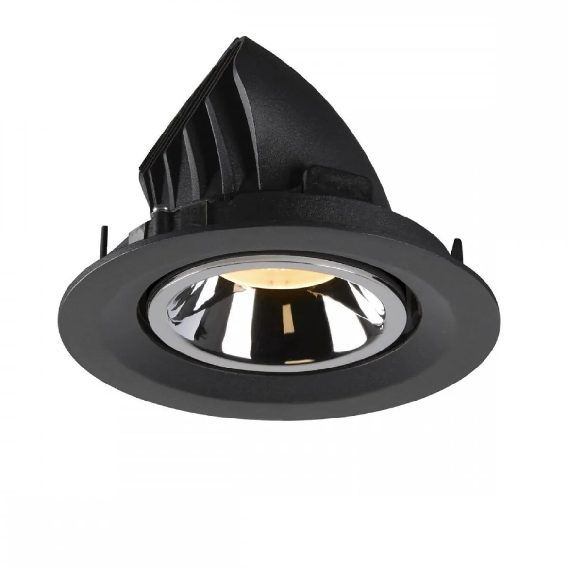 SLV 1005947 NUMINOS® GIMBLE M Deckeneinbauleuchte schwarz chrom 3000K 55°