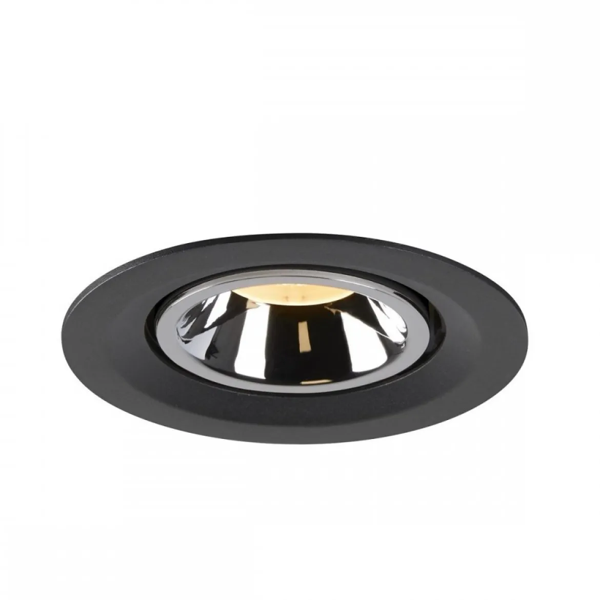 SLV 1005947 NUMINOS® GIMBLE M Deckeneinbauleuchte schwarz chrom 3000K 55°