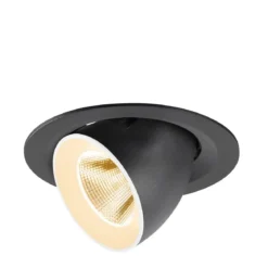 SLV 1009542 NUMINOS® GIMBLE M Deckeneinbauleuchte 2700K 20° schwarz weiß