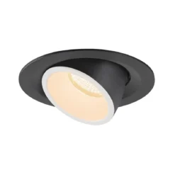 SLV 1009542 NUMINOS® GIMBLE M Deckeneinbauleuchte 2700K 20° schwarz weiß
