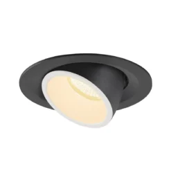 SLV 1009560 NUMINOS® GIMBLE M Deckeneinbauleuchte 3000K 20° schwarz weiß