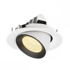 SLV 1009574 NUMINOS® GIMBLE M Deckeneinbauleuchte 3000K 55° weiß schwarz
