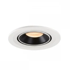 SLV 1005882 NUMINOS® GIMBLE S Deckeneinbauleuchte weiß schwarz 2700K 55°