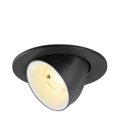 SLV 1009398 NUMINOS® GIMBLE S Deckeneinbauleuchte 3000K 20° schwarz weiß