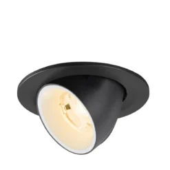 SLV 1009380 NUMINOS® GIMBLE S Deckeneinbauleuchte 2700K 20° schwarz weiß