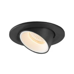 SLV 1009386 NUMINOS® GIMBLE S Deckeneinbauleuchte 2700K 55° schwarz weiß