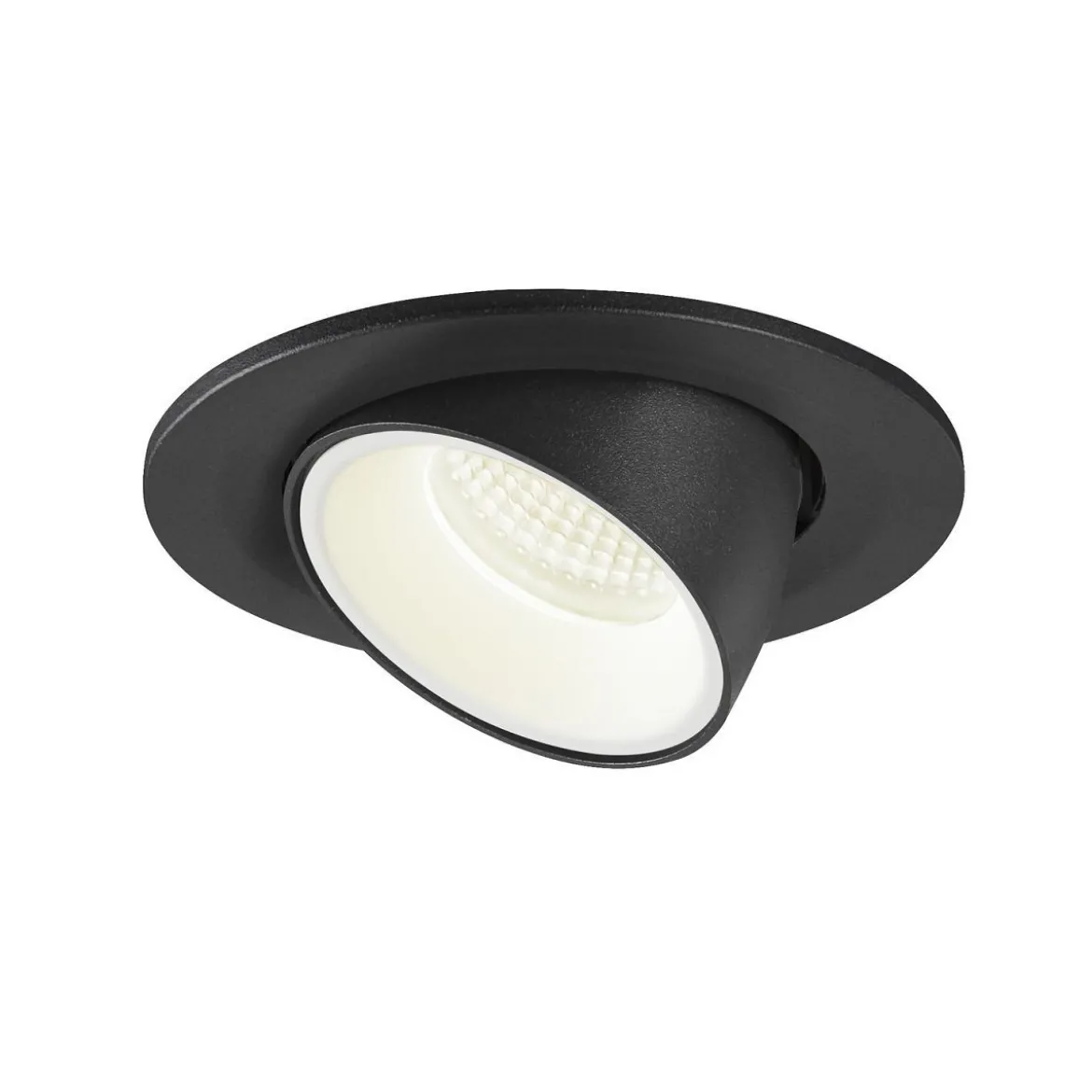 SLV 1009422 NUMINOS® GIMBLE S Deckeneinbauleuchte 4000K 55° schwarz weiß
