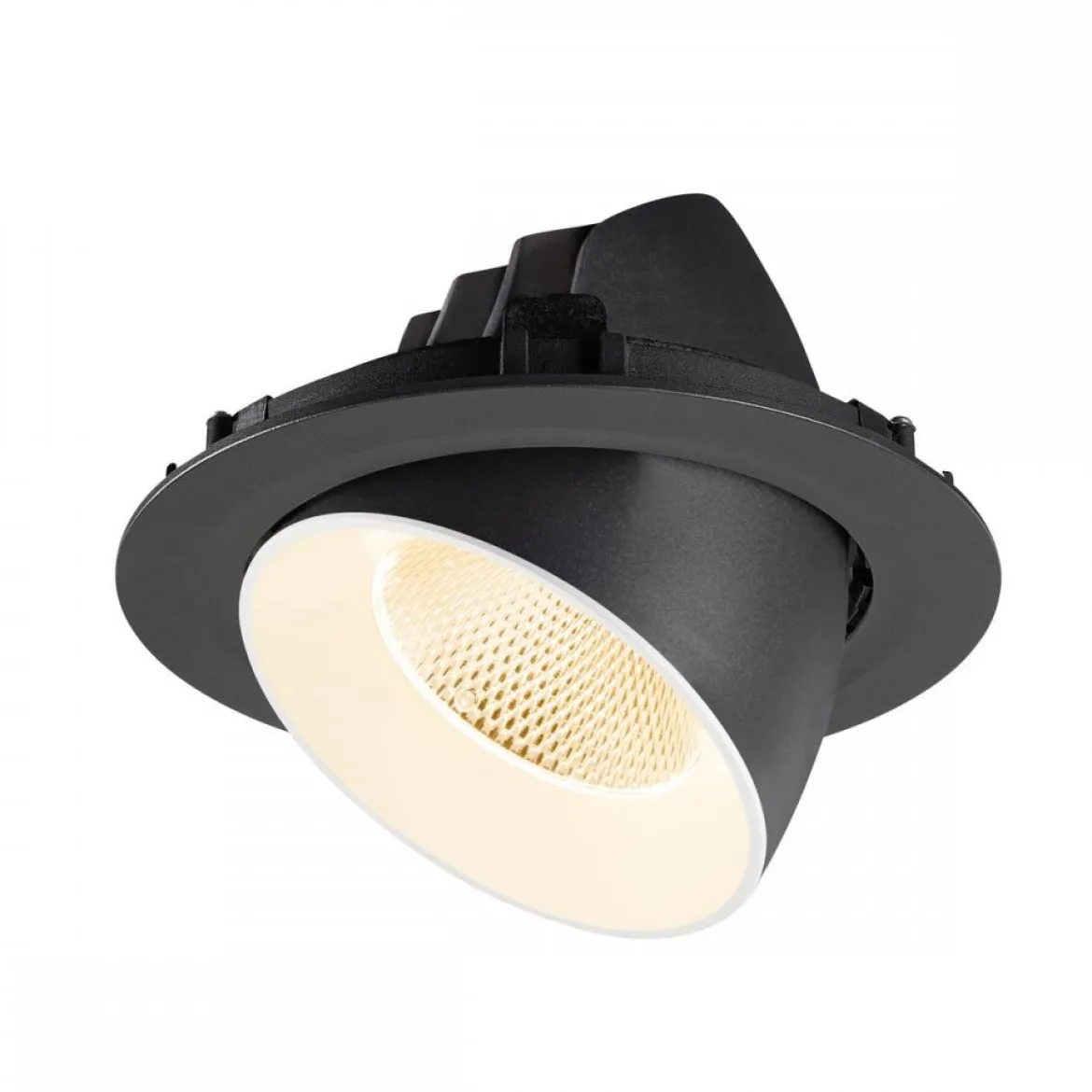 SLV 1009868 NUMINOS® GIMBLE XL Deckeneinbauleuchte 2700K 40° schwarz weiß