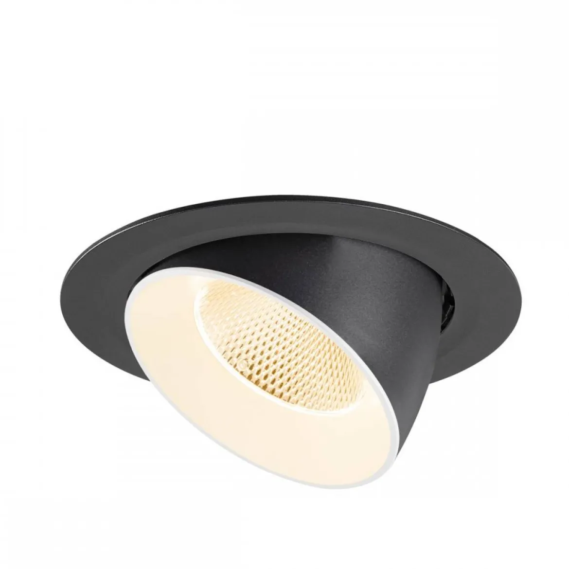 SLV 1009868 NUMINOS® GIMBLE XL Deckeneinbauleuchte 2700K 40° schwarz weiß