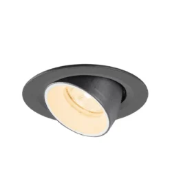 SLV 1010027 NUMINOS® GIMBLE XS Deckeneinbauleuchte 2700K 20° schwarz weiß