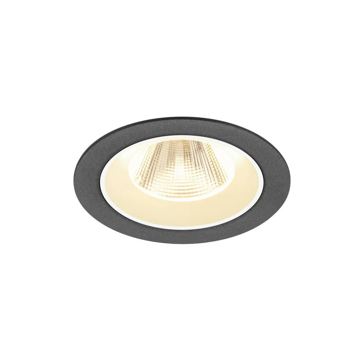 SLV 1009614 NUMINOS® M Deckeneinbauleuchte 3000K 20° schwarz weiß