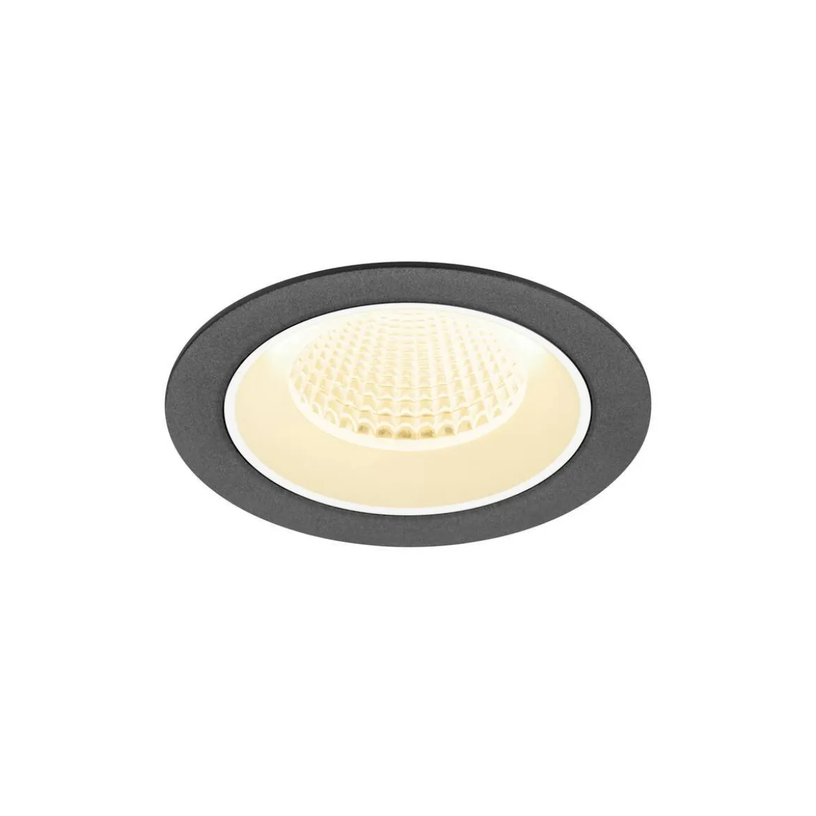 SLV 1009617 NUMINOS® M Deckeneinbauleuchte 3000K 40° schwarz weiß