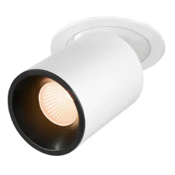 SLV 1007038 NUMINOS® PROJECTOR L Deckeneinbauleuchte 2700K 20° zylindrisch weiß schwarz