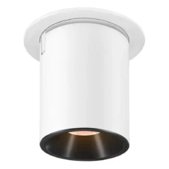 SLV 1007044 NUMINOS® PROJECTOR L Deckeneinbauleuchte 2700K 55° zylindrisch weiß schwarz