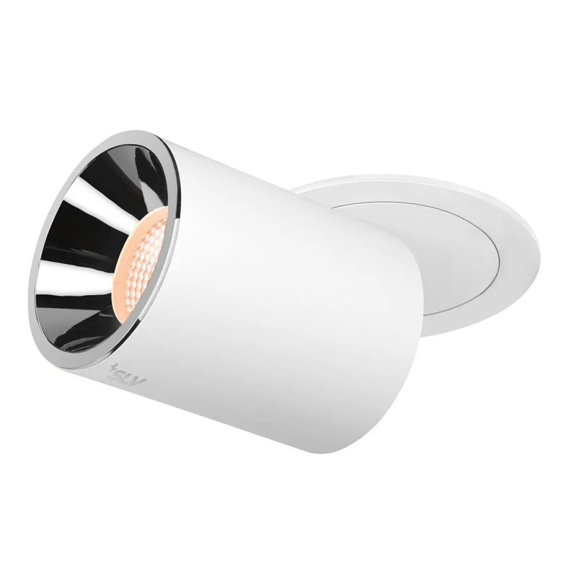 SLV 1007046 NUMINOS® PROJECTOR L Deckeneinbauleuchte 2700K 55° zylindrisch weiß chrom