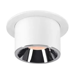 SLV 1007046 NUMINOS® PROJECTOR L Deckeneinbauleuchte 2700K 55° zylindrisch weiß chrom