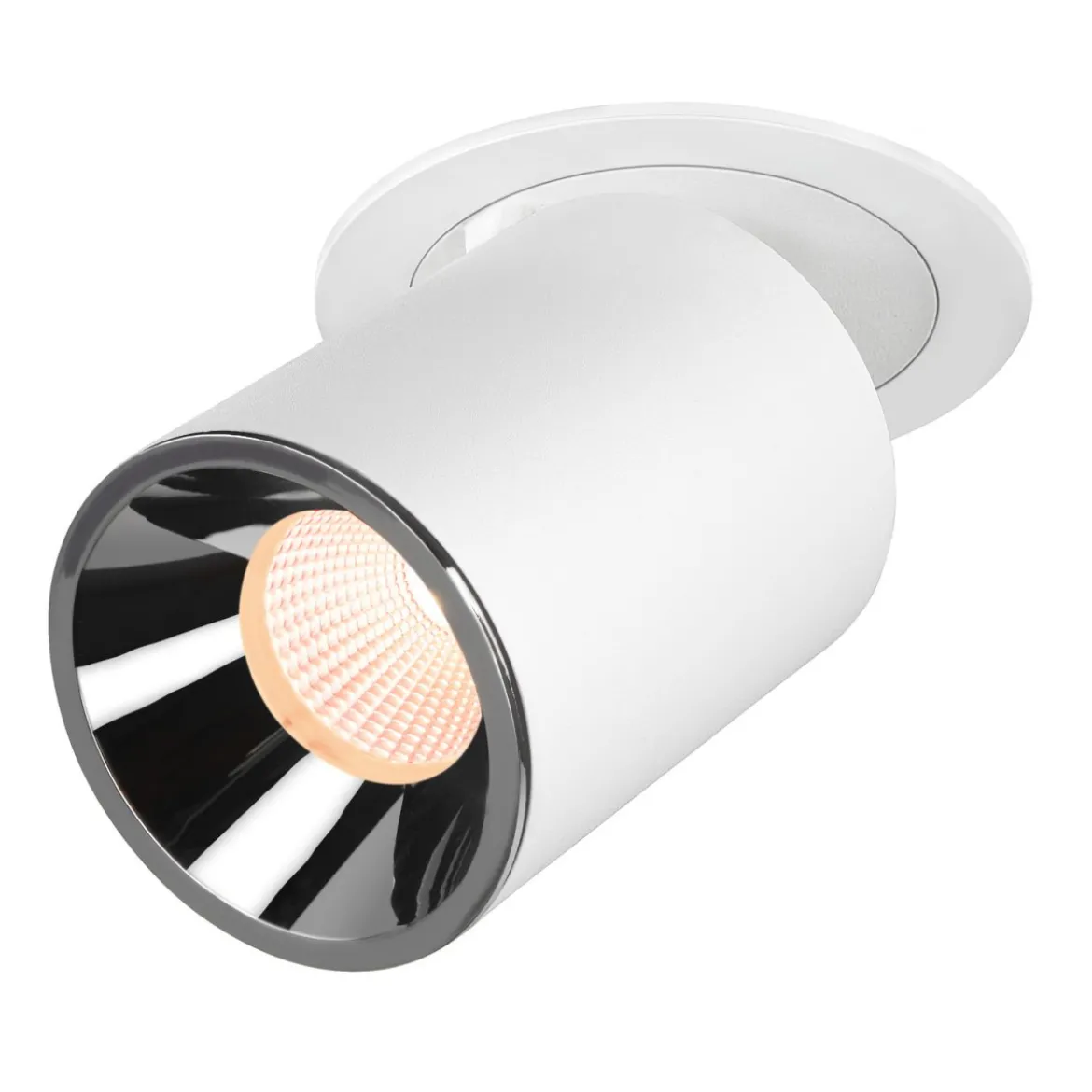 SLV 1007046 NUMINOS® PROJECTOR L Deckeneinbauleuchte 2700K 55° zylindrisch weiß chrom