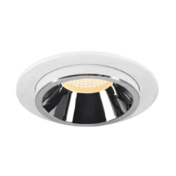 SLV 1007061 NUMINOS® PROJECTOR L Deckeneinbauleuchte 3000K 40° zylindrisch weiß chrom