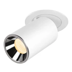 SLV 1007010 NUMINOS® PROJECTOR M Deckeneinbauleuchte 3000K 55° zylindrisch weiß chrom