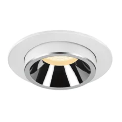 SLV 1007010 NUMINOS® PROJECTOR M Deckeneinbauleuchte 3000K 55° zylindrisch weiß chrom