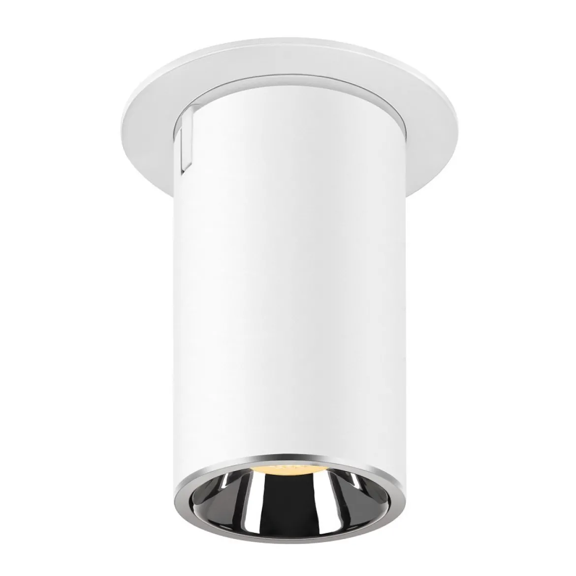 SLV 1007010 NUMINOS® PROJECTOR M Deckeneinbauleuchte 3000K 55° zylindrisch weiß chrom