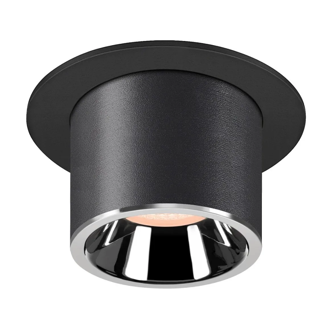 SLV 1006980 NUMINOS® PROJECTOR M Deckeneinbauleuchte 2700K 40° zylindrisch schwarz chrom
