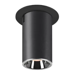 SLV 1006980 NUMINOS® PROJECTOR M Deckeneinbauleuchte 2700K 40° zylindrisch schwarz chrom
