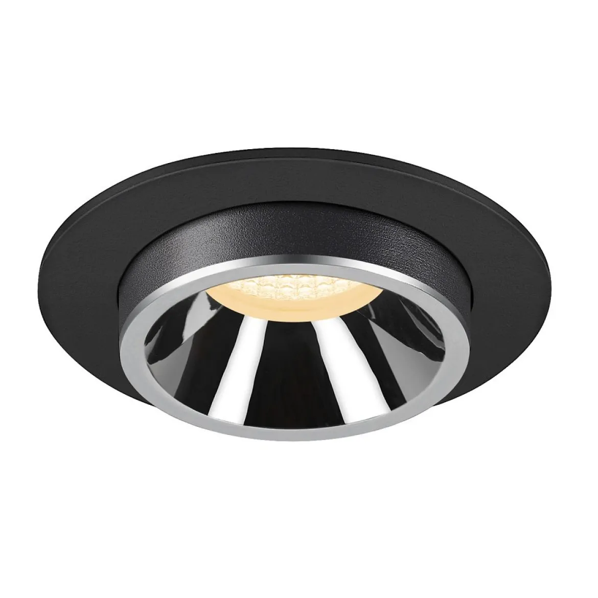 SLV 1006995 NUMINOS® PROJECTOR M Deckeneinbauleuchte 3000K 20° zylindrisch schwarz chrom