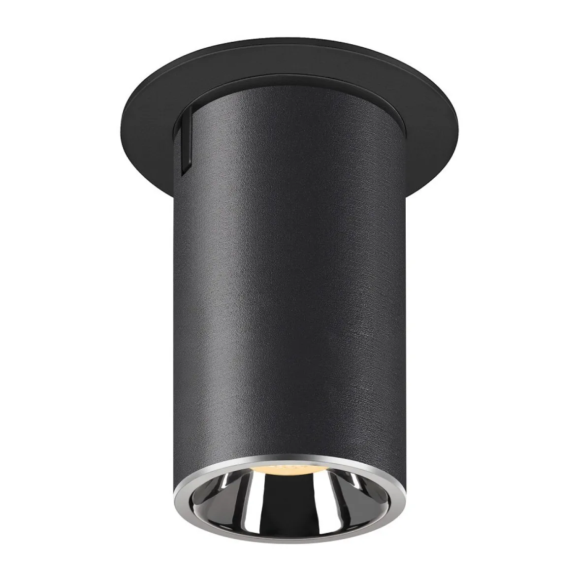 SLV 1006998 NUMINOS® PROJECTOR M Deckeneinbauleuchte 3000K 40° zylindrisch schwarz chrom