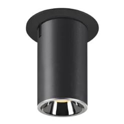 SLV 1007001 NUMINOS® PROJECTOR M Deckeneinbauleuchte 3000K 55° zylindrisch schwarz chrom