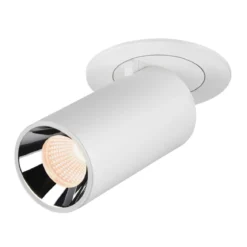 SLV 1006938 NUMINOS® PROJECTOR S Deckeneinbauleuchte 2700K 55° zylindrisch weiß chrom