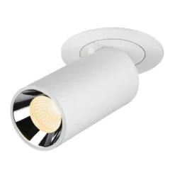 SLV 1006950 NUMINOS® PROJECTOR S Deckeneinbauleuchte 3000K 20° zylindrisch weiß chrom