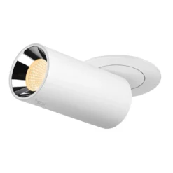 SLV 1006950 NUMINOS® PROJECTOR S Deckeneinbauleuchte 3000K 20° zylindrisch weiß chrom