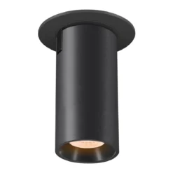 SLV 1006921 NUMINOS® PROJECTOR S Deckeneinbauleuchte 2700K 20° zylindrisch schwarz