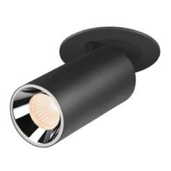 SLV 1006926 NUMINOS® PROJECTOR S Deckeneinbauleuchte 2700K 40° zylindrisch schwarz chrom