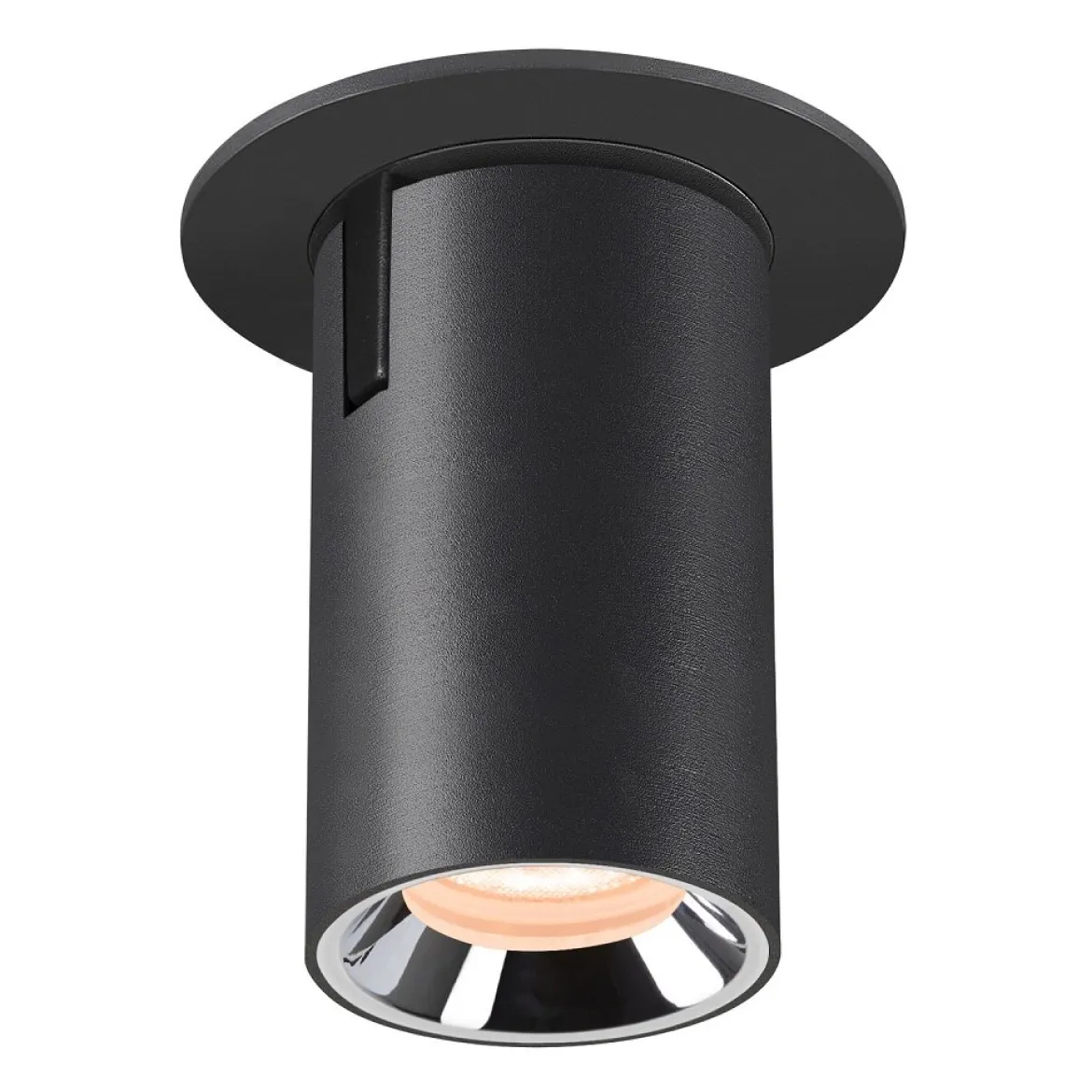 SLV 1006872 NUMINOS® PROJECTOR XS Deckeneinbauleuchte 2700K 40° zylindrisch schwarz chrom