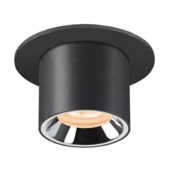 SLV 1006875 NUMINOS® PROJECTOR XS Deckeneinbauleuchte 2700K 55° zylindrisch schwarz chrom