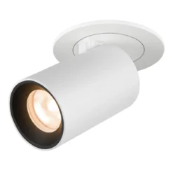 SLV 1006876 NUMINOS® PROJECTOR XS Deckeneinbauleuchte 2700K 20° zylindrisch weiß schwarz