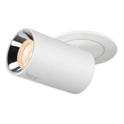SLV 1006878 NUMINOS® PROJECTOR XS Deckeneinbauleuchte 2700K 20° zylindrisch weiß chrom