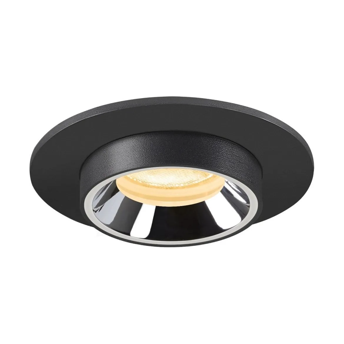 SLV 1006887 NUMINOS® PROJECTOR XS Deckeneinbauleuchte 3000K 20° zylindrisch schwarz chrom