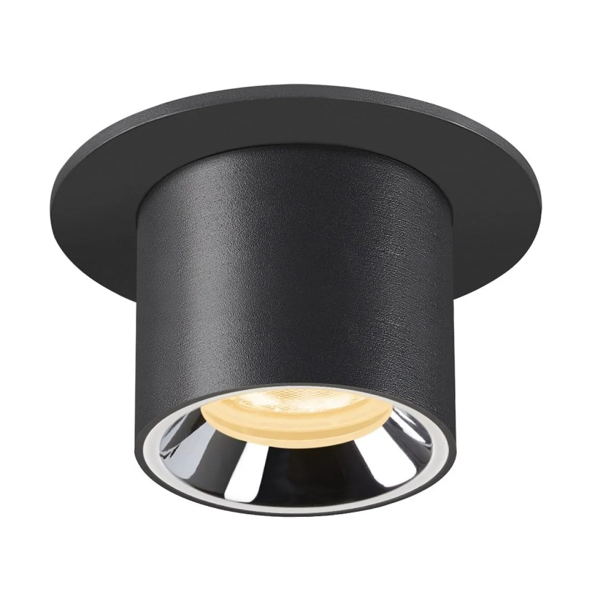 SLV 1006887 NUMINOS® PROJECTOR XS Deckeneinbauleuchte 3000K 20° zylindrisch schwarz chrom