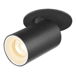 SLV 1006889 NUMINOS® PROJECTOR XS Deckeneinbauleuchte 3000K 40° zylindrisch schwarz weiß