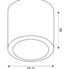SLV 1008619 OCULUS Deckenaufbauleuchte rund 2000-3000K 11W Dim-to-Warm messing