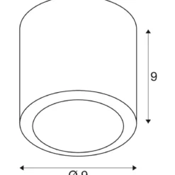 SLV 1008619 OCULUS Deckenaufbauleuchte rund 2000-3000K 11W Dim-to-Warm messing