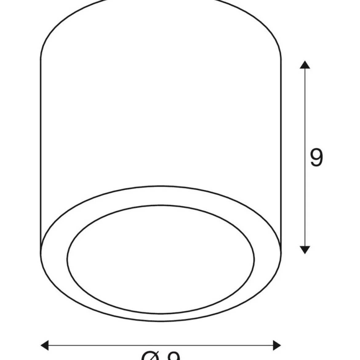 SLV 1008619 OCULUS Deckenaufbauleuchte rund 2000-3000K 11W Dim-to-Warm messing